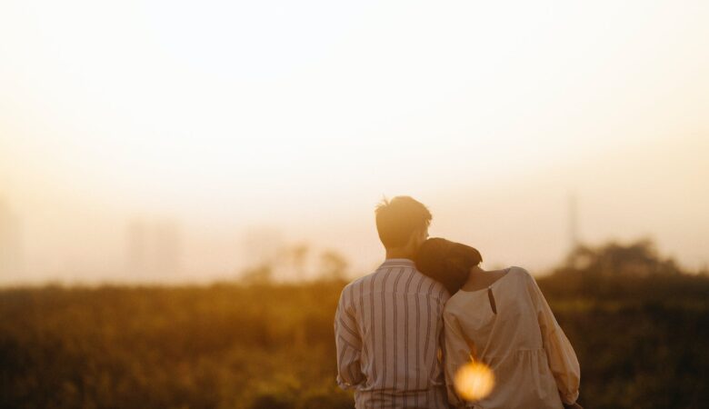 Best Friend into Lover Quotes. man and woman near grass field,